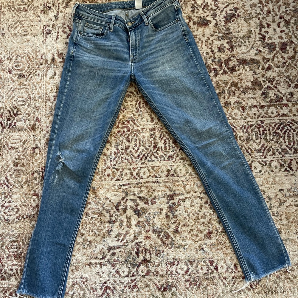 Straight Light Denim Jeans